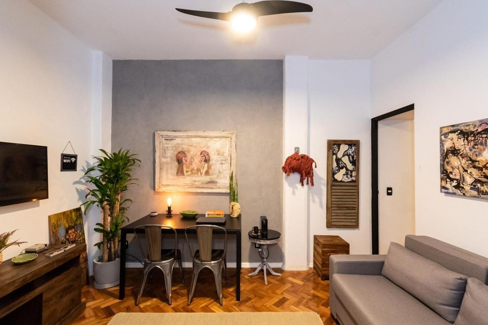Omar do Rio - JG 42/701: Moderno Qto&sala, Internet 240mbps, Smart TV, VideoGame Retrô + Alexa  Apartamento Rio de Janeiro Exterior foto