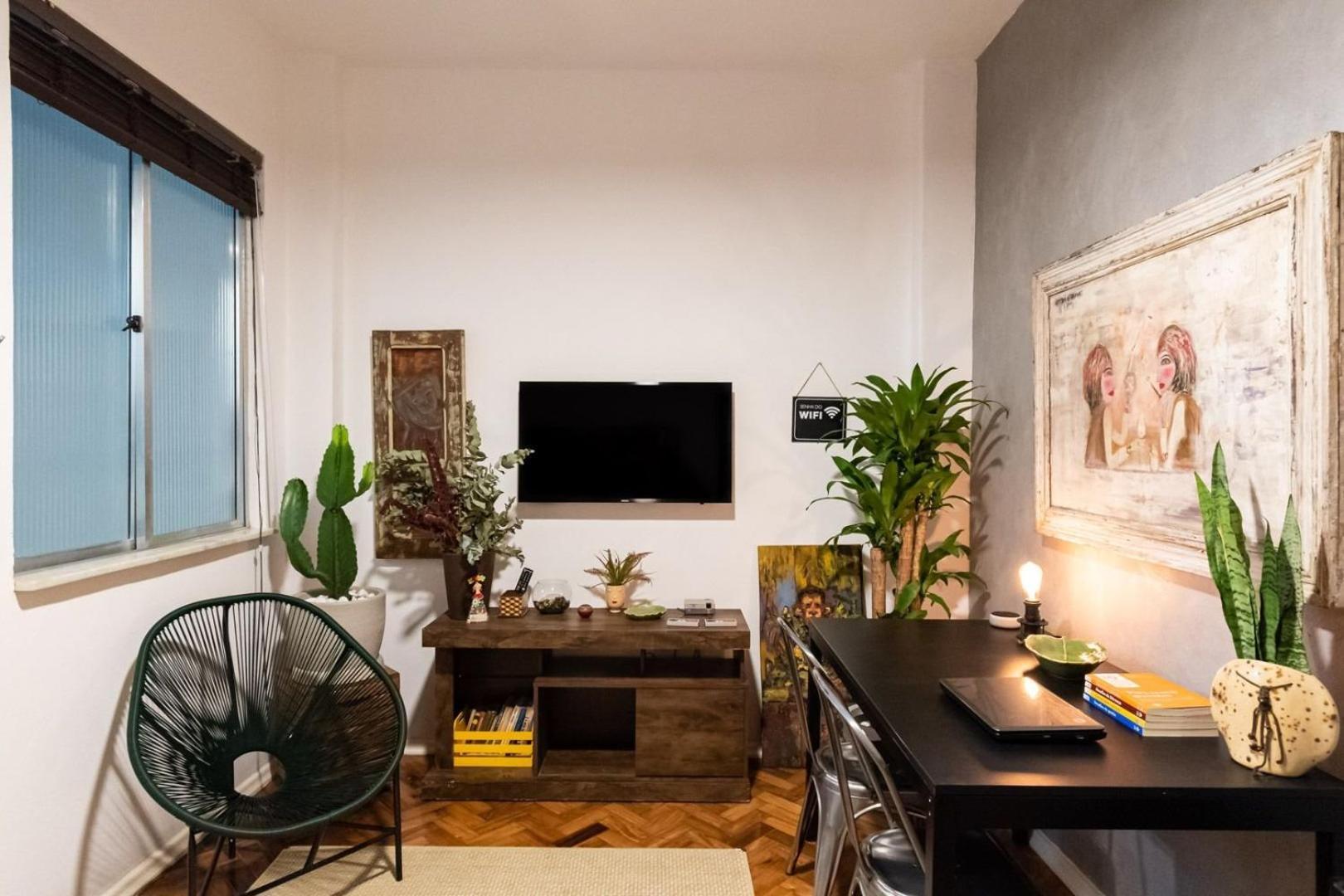 Omar do Rio - JG 42/701: Moderno Qto&sala, Internet 240mbps, Smart TV, VideoGame Retrô + Alexa  Apartamento Rio de Janeiro Exterior foto
