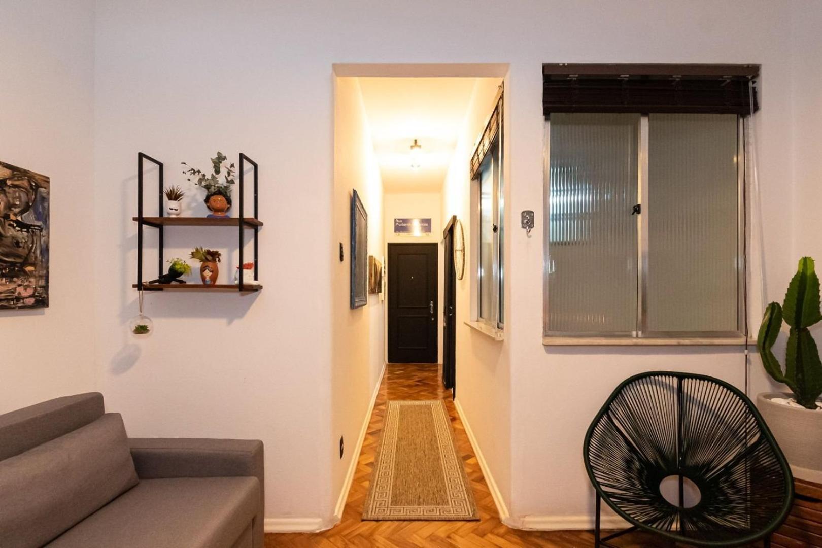 Omar do Rio - JG 42/701: Moderno Qto&sala, Internet 240mbps, Smart TV, VideoGame Retrô + Alexa  Apartamento Rio de Janeiro Exterior foto