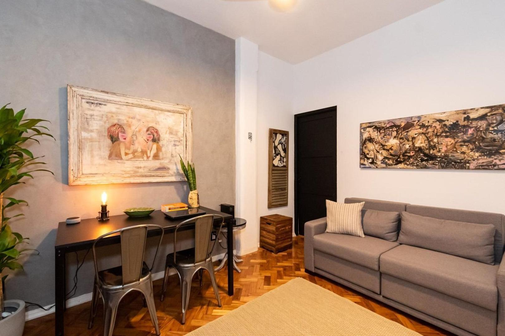 Omar do Rio - JG 42/701: Moderno Qto&sala, Internet 240mbps, Smart TV, VideoGame Retrô + Alexa  Apartamento Rio de Janeiro Exterior foto